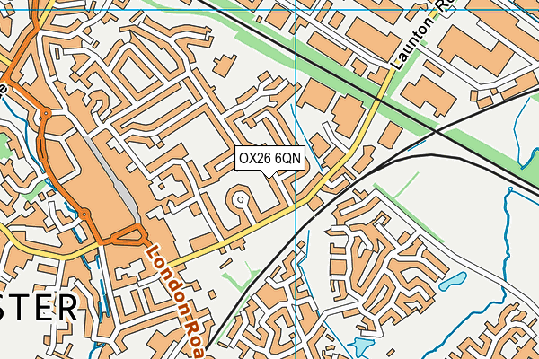 OX26 6QN map - OS VectorMap District (Ordnance Survey)