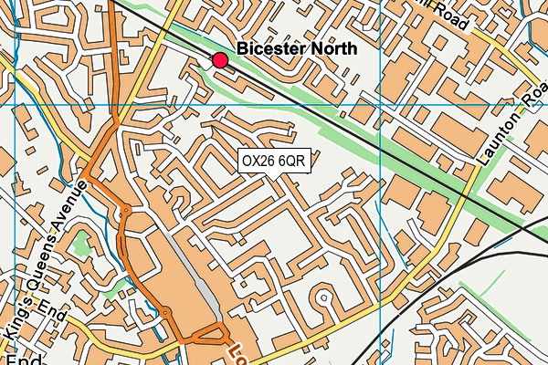 OX26 6QR map - OS VectorMap District (Ordnance Survey)