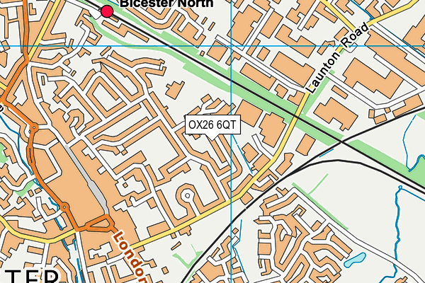 OX26 6QT map - OS VectorMap District (Ordnance Survey)