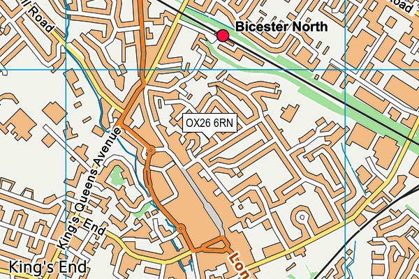 OX26 6RN map - OS VectorMap District (Ordnance Survey)