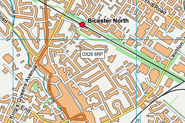 OX26 6RP map - OS VectorMap District (Ordnance Survey)