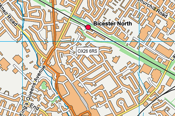 OX26 6RS map - OS VectorMap District (Ordnance Survey)