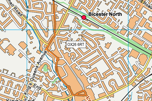 OX26 6RT map - OS VectorMap District (Ordnance Survey)