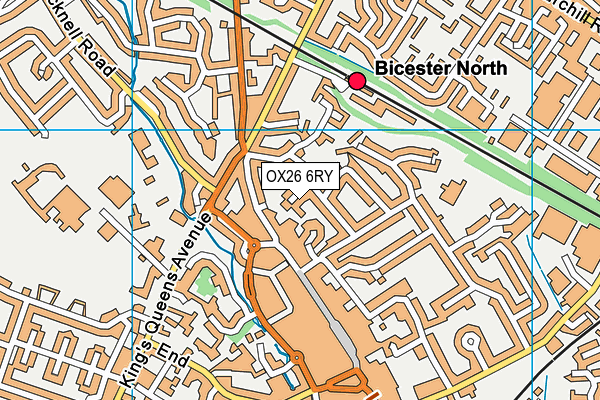 OX26 6RY map - OS VectorMap District (Ordnance Survey)