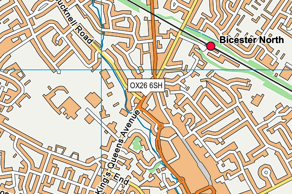 OX26 6SH map - OS VectorMap District (Ordnance Survey)