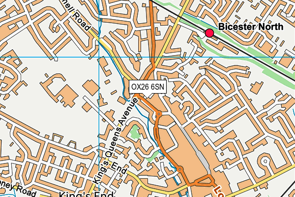 OX26 6SN map - OS VectorMap District (Ordnance Survey)