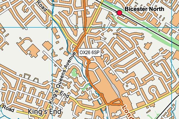 OX26 6SP map - OS VectorMap District (Ordnance Survey)
