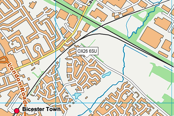 OX26 6SU map - OS VectorMap District (Ordnance Survey)