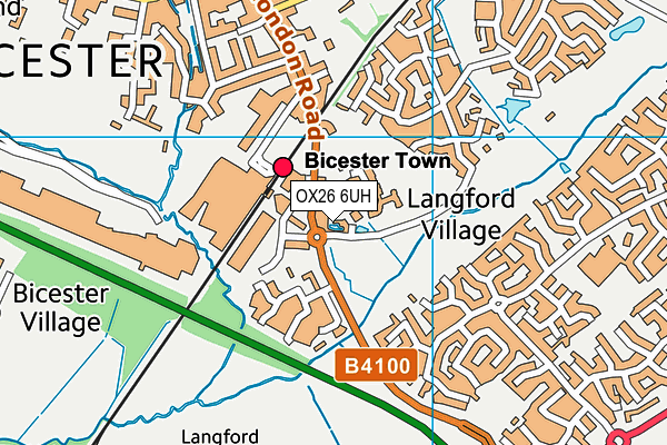 OX26 6UH map - OS VectorMap District (Ordnance Survey)