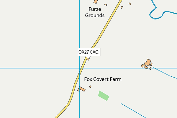 OX27 0AQ map - OS VectorMap District (Ordnance Survey)