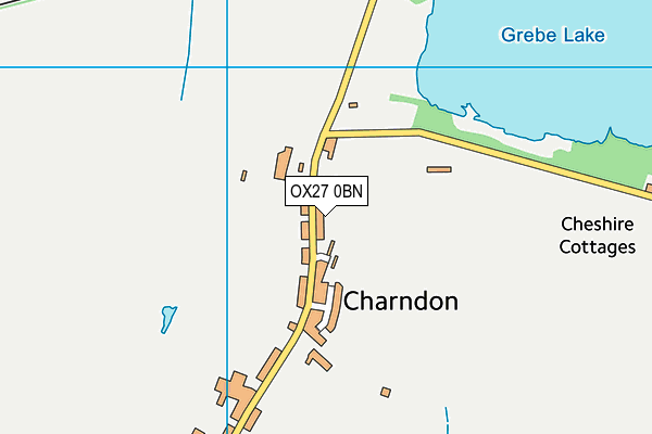 OX27 0BN map - OS VectorMap District (Ordnance Survey)