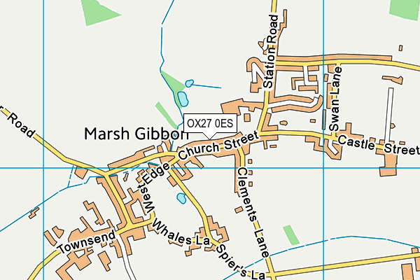 OX27 0ES map - OS VectorMap District (Ordnance Survey)