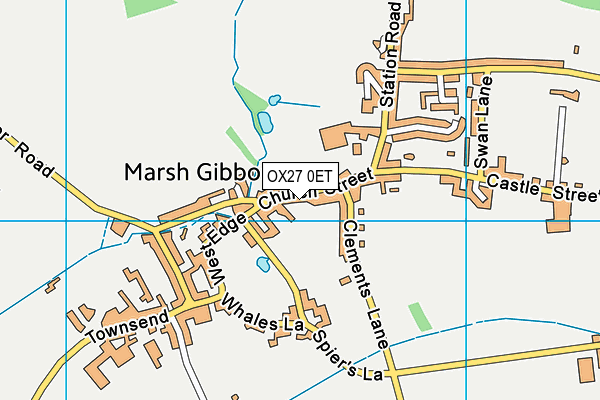 OX27 0ET map - OS VectorMap District (Ordnance Survey)