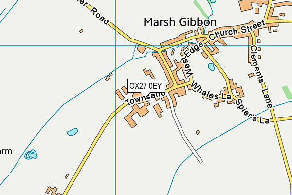 OX27 0EY map - OS VectorMap District (Ordnance Survey)