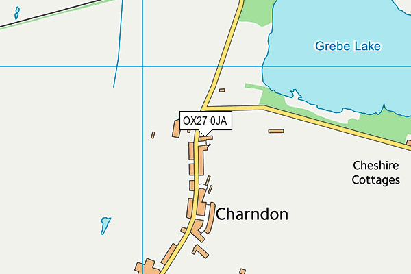 OX27 0JA map - OS VectorMap District (Ordnance Survey)