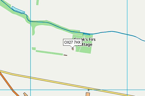 OX27 7HX map - OS VectorMap District (Ordnance Survey)