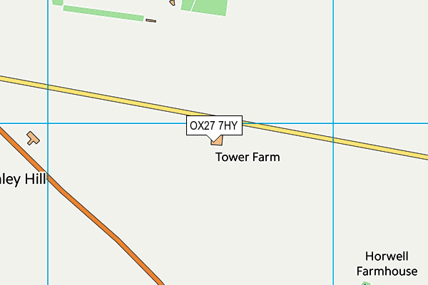 OX27 7HY map - OS VectorMap District (Ordnance Survey)