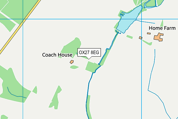 OX27 8EG map - OS VectorMap District (Ordnance Survey)