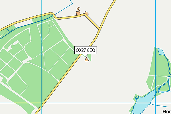 OX27 8EQ map - OS VectorMap District (Ordnance Survey)