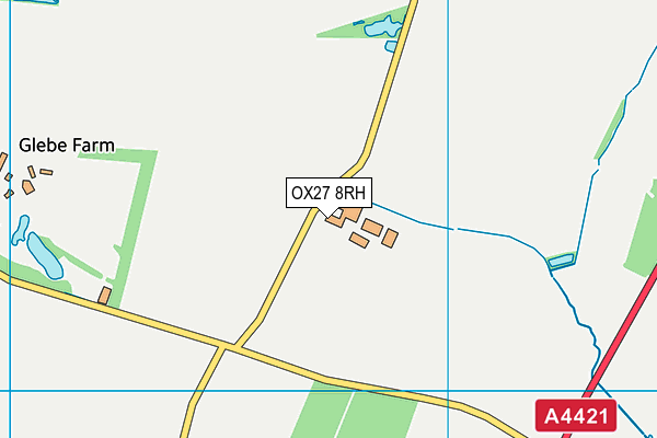 OX27 8RH map - OS VectorMap District (Ordnance Survey)