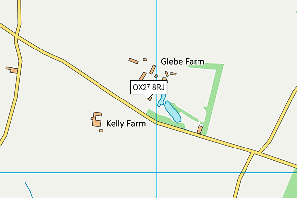 OX27 8RJ map - OS VectorMap District (Ordnance Survey)