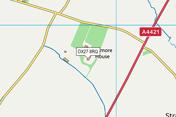 OX27 8RQ map - OS VectorMap District (Ordnance Survey)