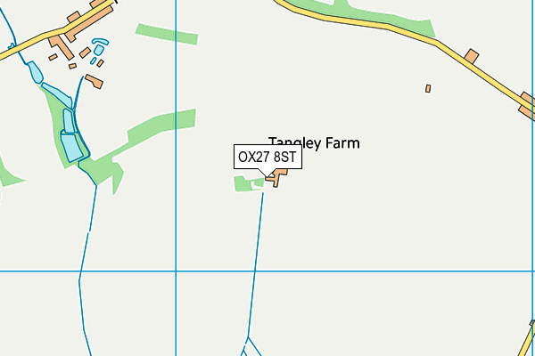 OX27 8ST map - OS VectorMap District (Ordnance Survey)