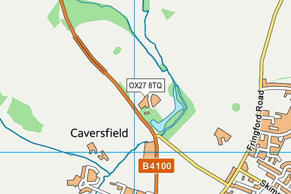 OX27 8TQ map - OS VectorMap District (Ordnance Survey)