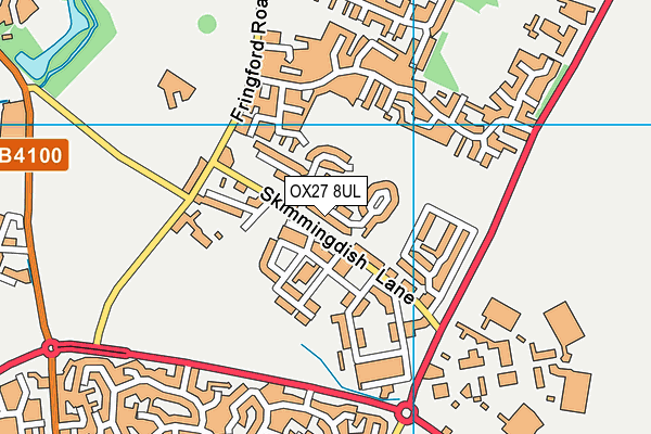 OX27 8UL map - OS VectorMap District (Ordnance Survey)