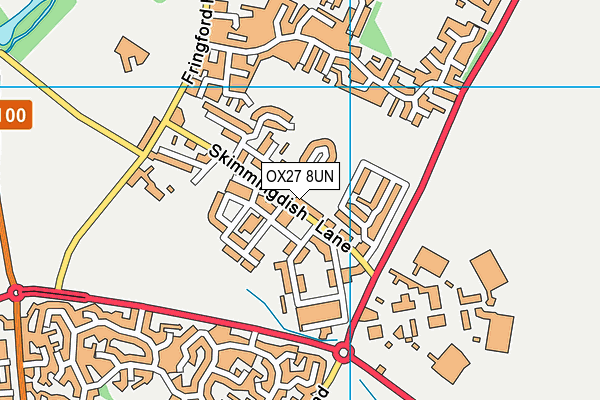 OX27 8UN map - OS VectorMap District (Ordnance Survey)