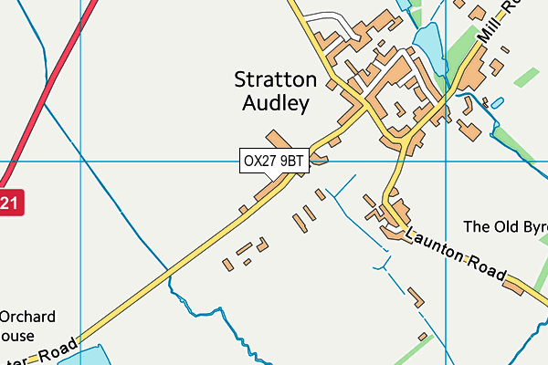 Map of STRATTON AUDLEY ENGINEERING SERVICES LIMITED at district scale