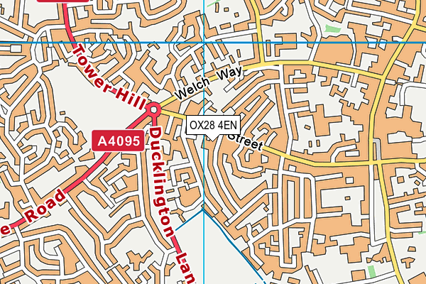 OX28 4EN map - OS VectorMap District (Ordnance Survey)
