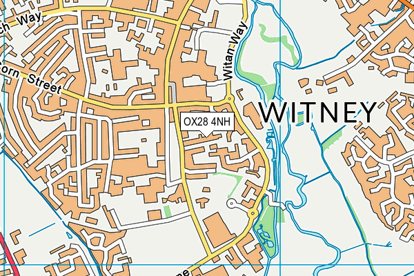 OX28 4NH map - OS VectorMap District (Ordnance Survey)