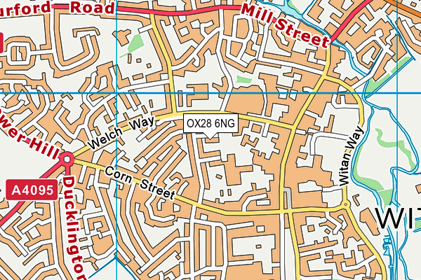 OX28 6NG map - OS VectorMap District (Ordnance Survey)