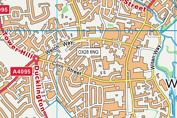 OX28 6NQ map - OS VectorMap District (Ordnance Survey)