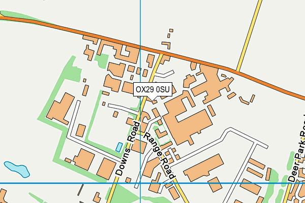 OX29 0SU map - OS VectorMap District (Ordnance Survey)