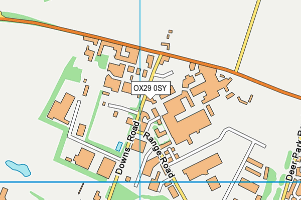 OX29 0SY map - OS VectorMap District (Ordnance Survey)