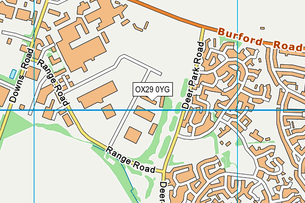 OX29 0YG map - OS VectorMap District (Ordnance Survey)