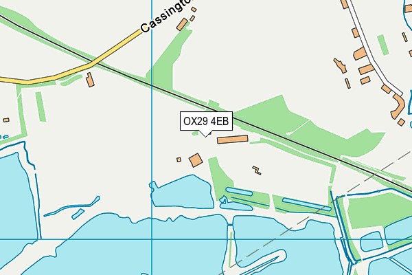 OX29 4EB map - OS VectorMap District (Ordnance Survey)