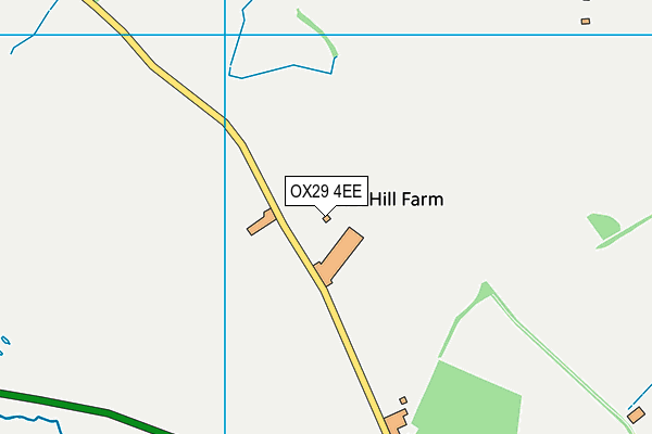 OX29 4EE map - OS VectorMap District (Ordnance Survey)