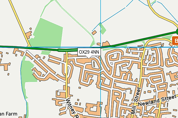 OX29 4NN map - OS VectorMap District (Ordnance Survey)