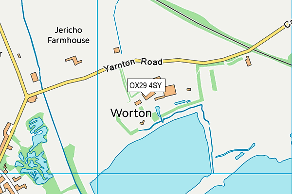 OX29 4SY map - OS VectorMap District (Ordnance Survey)