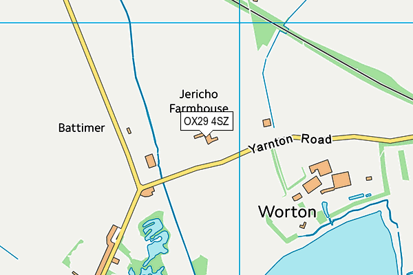 OX29 4SZ map - OS VectorMap District (Ordnance Survey)