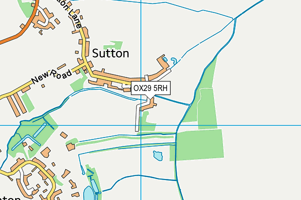 OX29 5RH map - OS VectorMap District (Ordnance Survey)