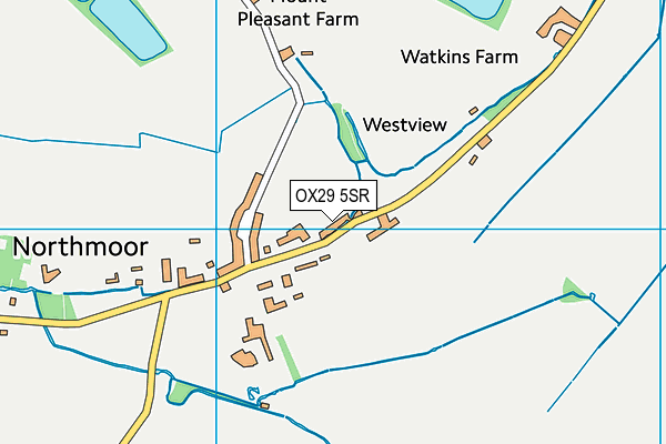 OX29 5SR map - OS VectorMap District (Ordnance Survey)