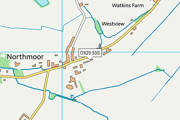 OX29 5SS map - OS VectorMap District (Ordnance Survey)