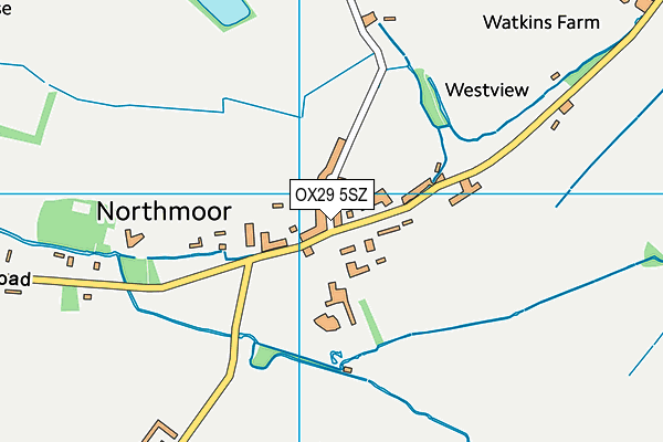 OX29 5SZ map - OS VectorMap District (Ordnance Survey)