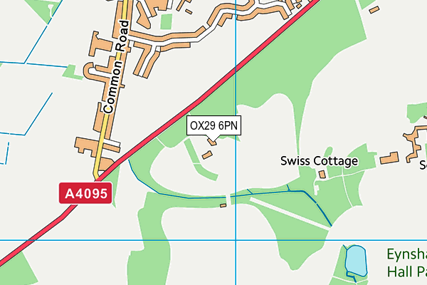 OX29 6PN map - OS VectorMap District (Ordnance Survey)