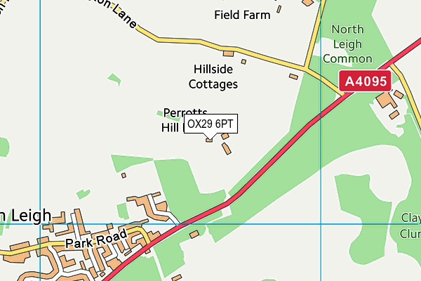 OX29 6PT map - OS VectorMap District (Ordnance Survey)