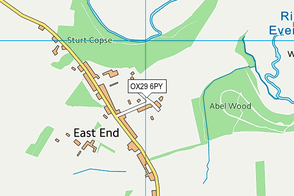 OX29 6PY map - OS VectorMap District (Ordnance Survey)